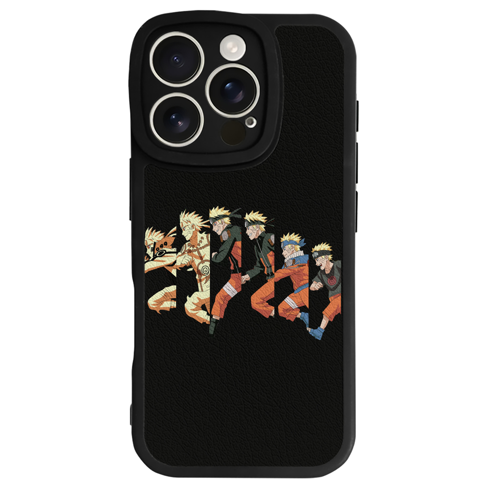 （画像用） NARUTO -ナルト- うずまき ナルト Uzumaki Naruto 【iPhone 16シリーズ対応】シリコンスマホケース（レザー調） 材質：シリコン